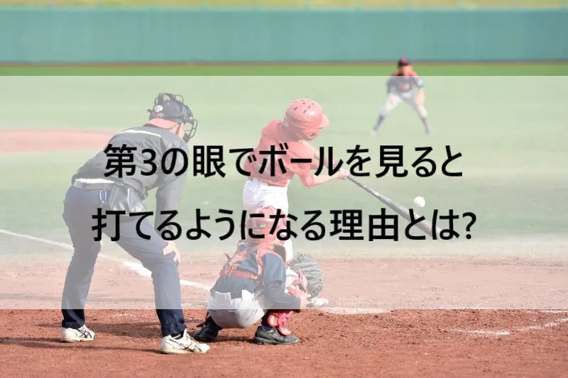 なぜ第3の眼を使うと打てるようになるのか | お父さんのための野球教室